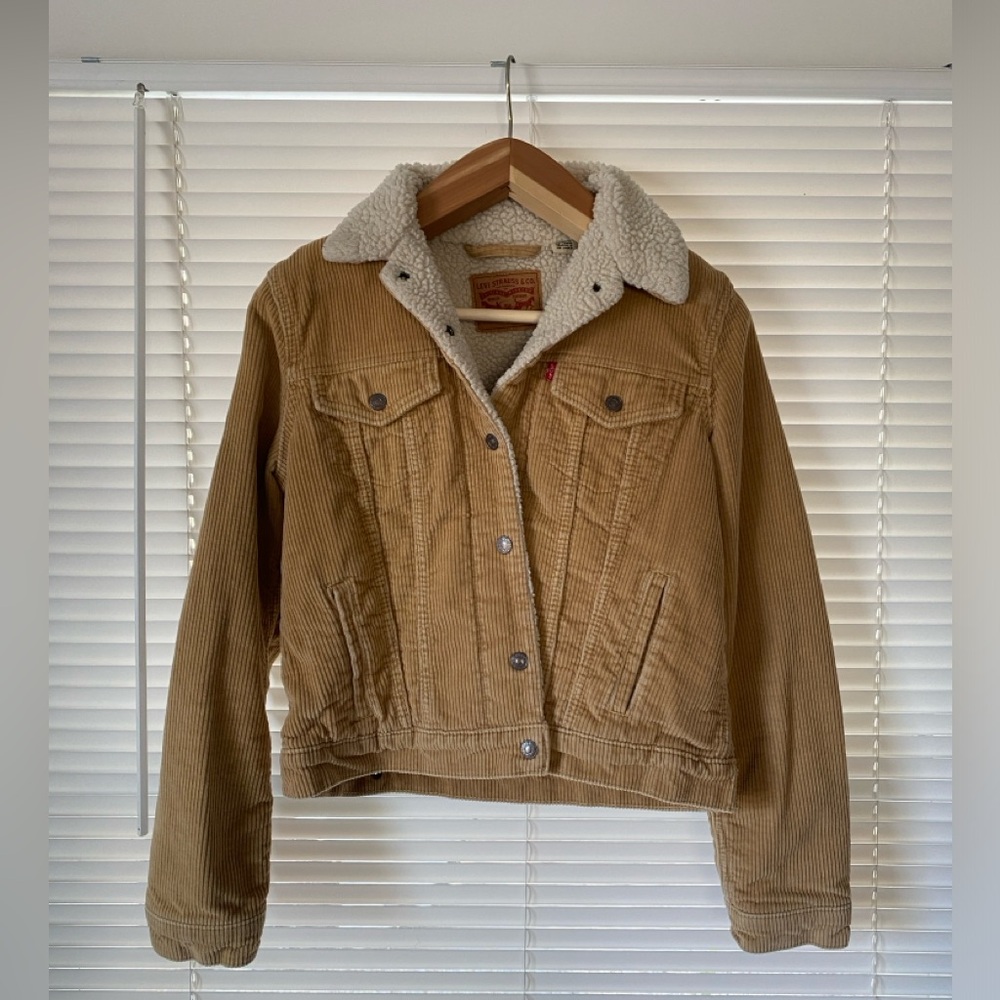 Levi’s Corduroy Sherpa-Lined Trucker Jacket